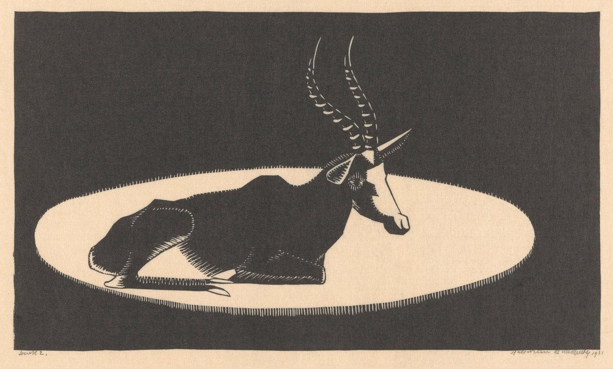 Blesbok da Samuel Jessurun de Mesquita