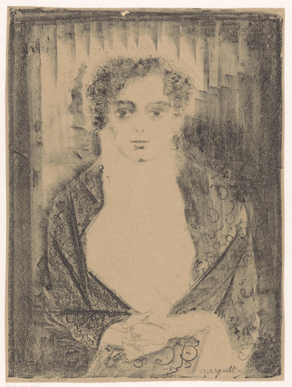 Ragazza con scialle da Samuel Jessurun de Mesquita