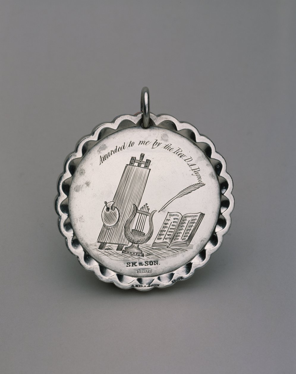 Medaglia ricamata, c.1850 da Samuel Kirk