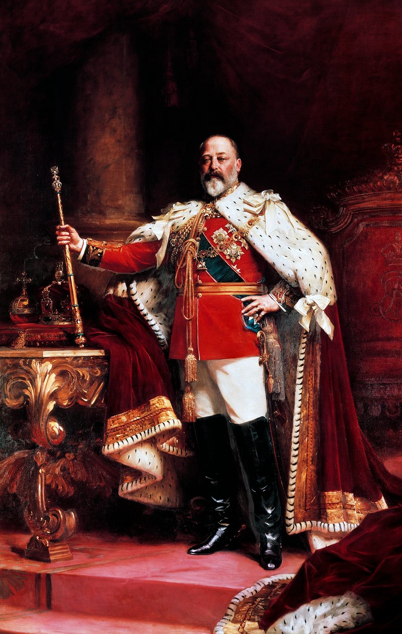 Ritratto di Edoardo VII da Samuel Luke Fildes