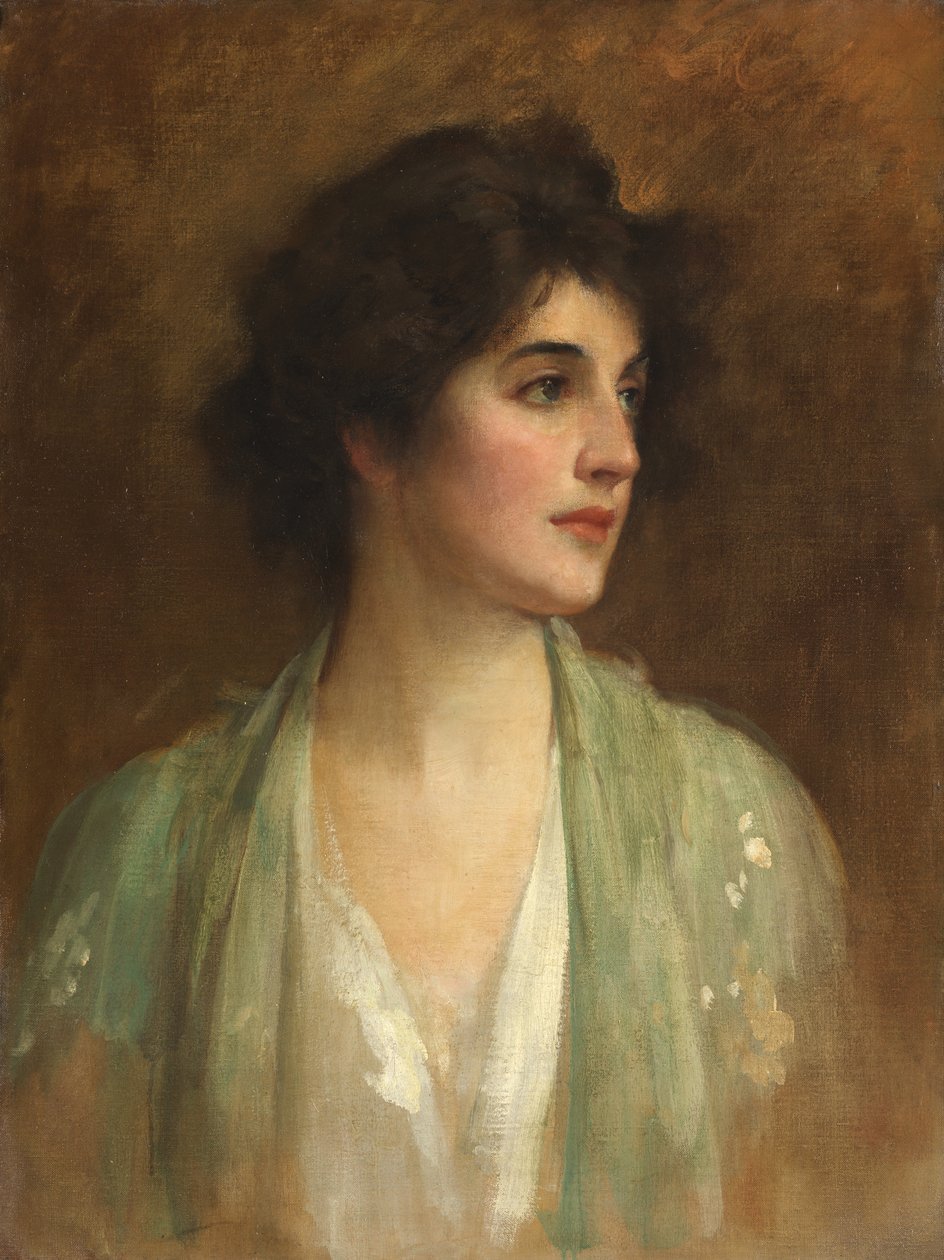 Lo scialle verde da Samuel Luke Fildes
