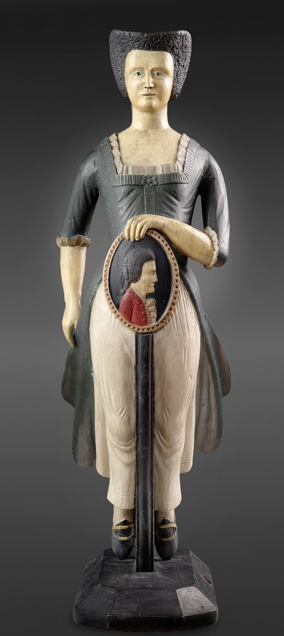 Modello di polena, 1800 circa (legno dipinto) da Samuel McIntire