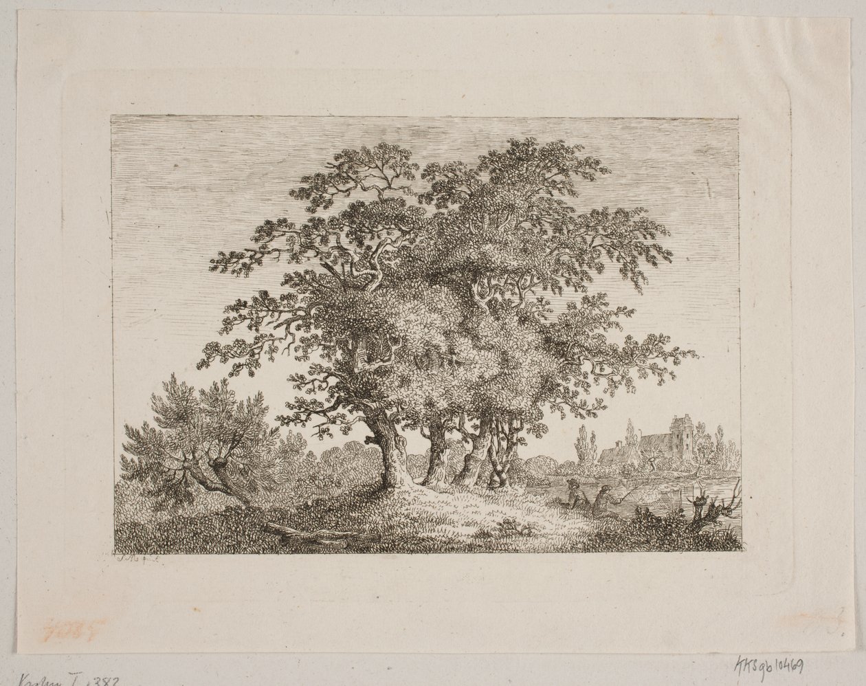 Paesaggio con querce da Samuel Mygind