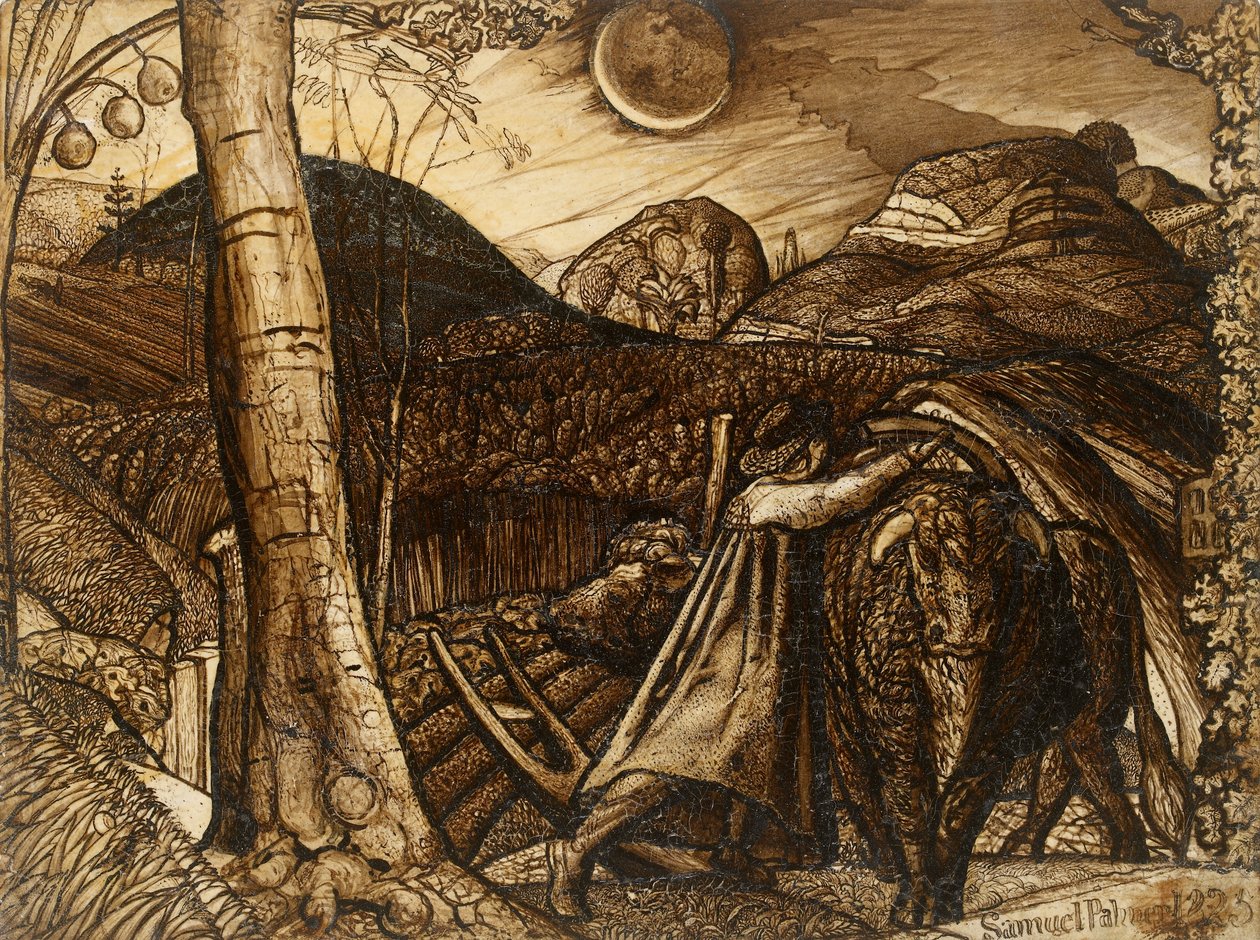 Scena rustica da Samuel Palmer