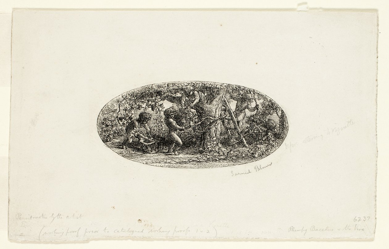 Bacco paffuto da Samuel Palmer