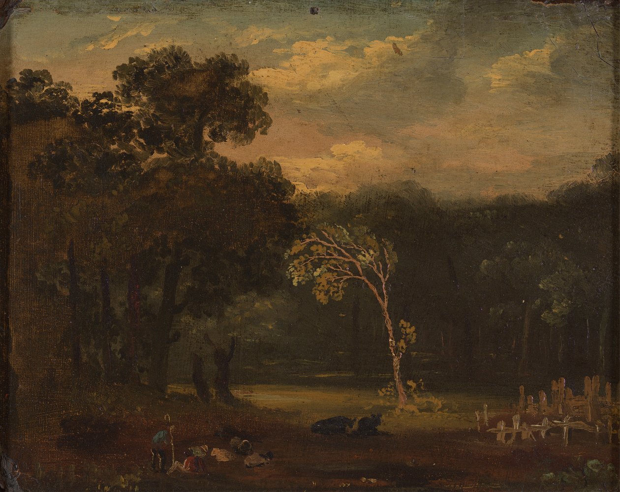 Schizzo dalla Natura nel Parco di Sion da Samuel Palmer