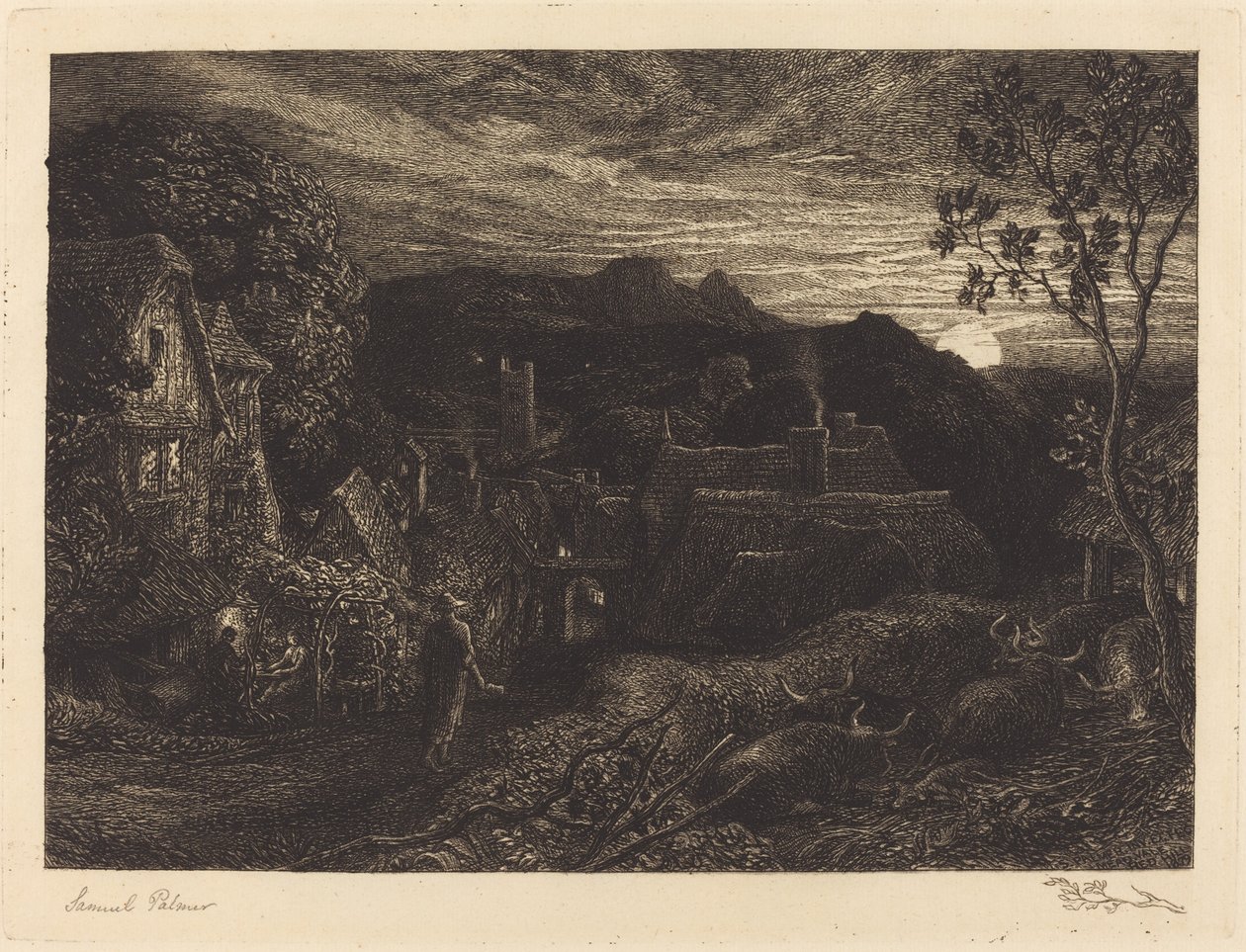 Il campanaro da Samuel Palmer