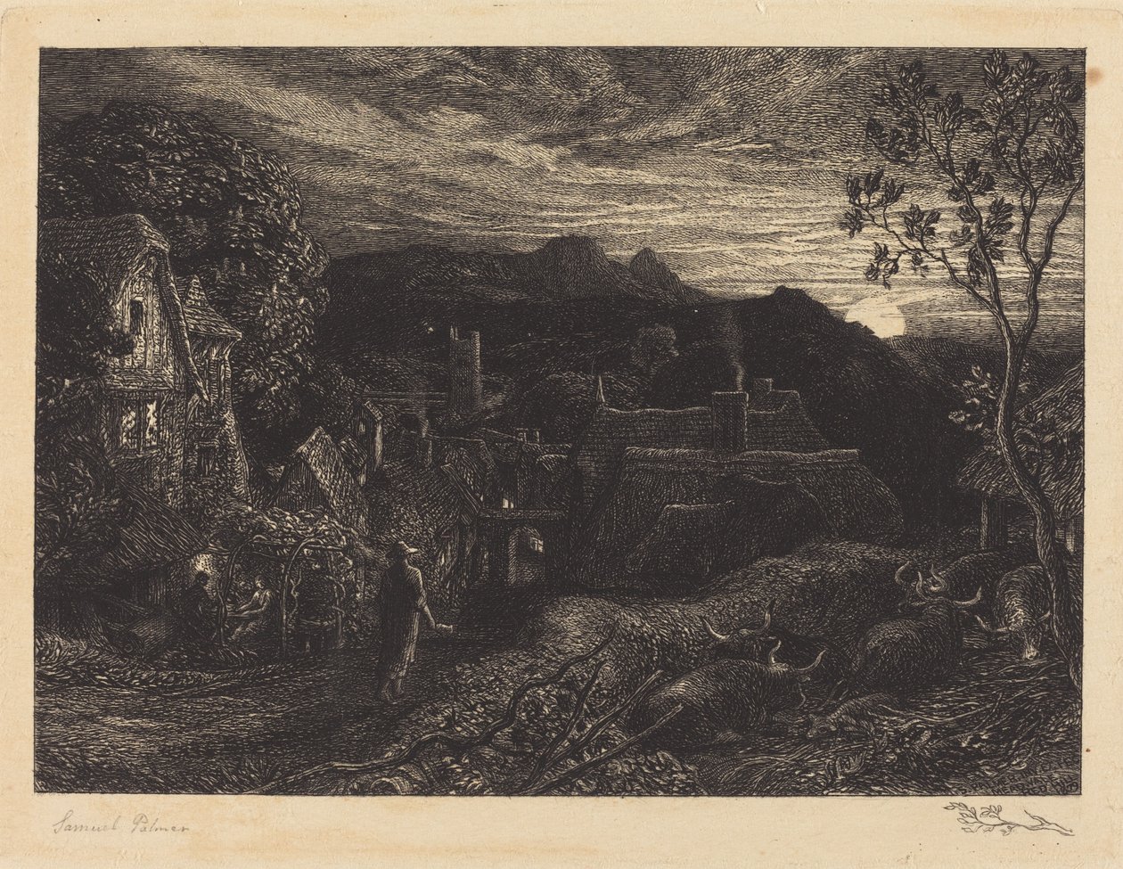 Il campanaro da Samuel Palmer