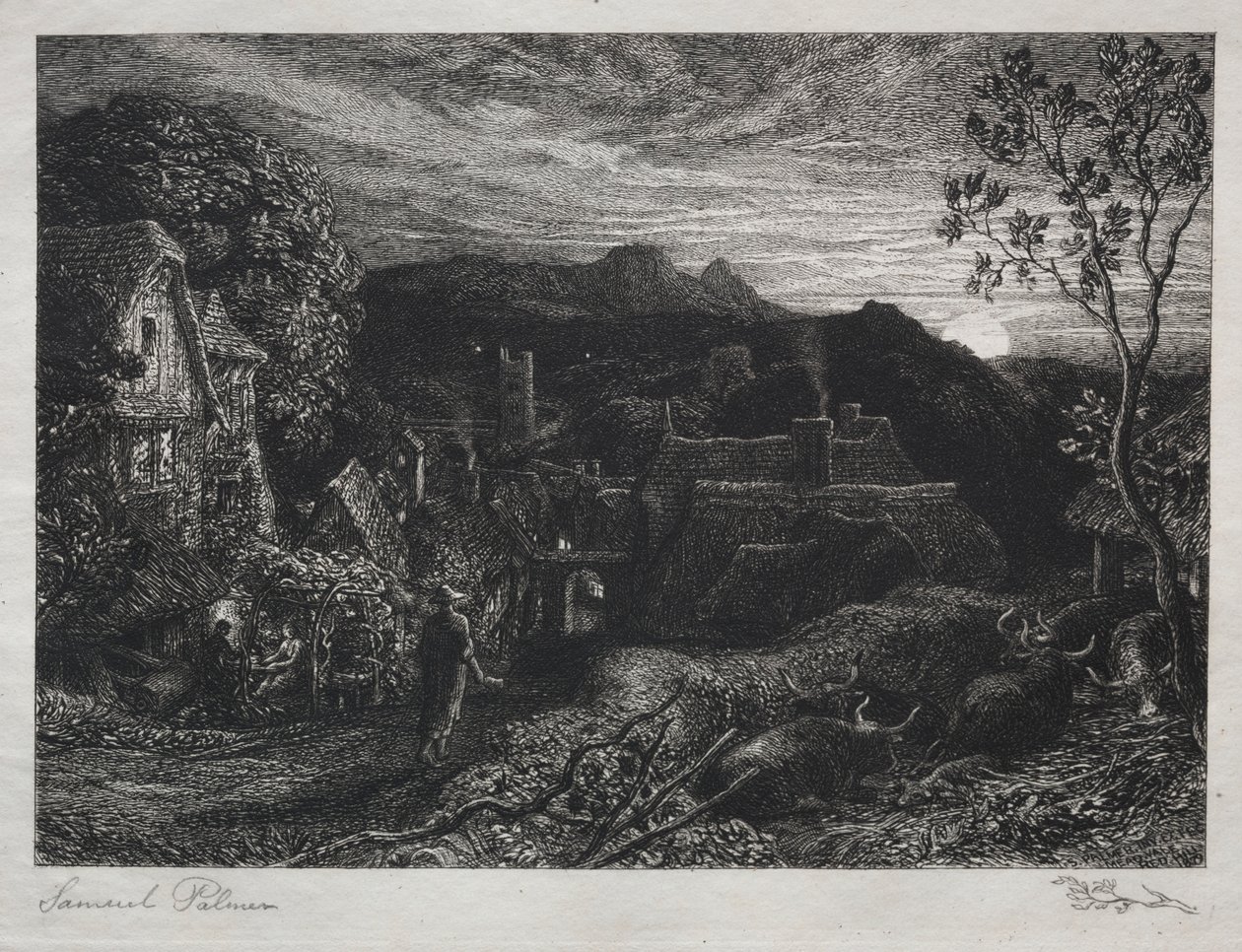 Il Banditore, 1879 da Samuel Palmer