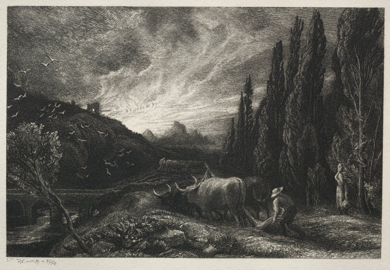 Il contadino mattiniero da Samuel Palmer