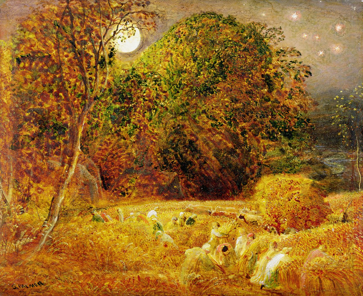 La luna del raccolto da Samuel Palmer
