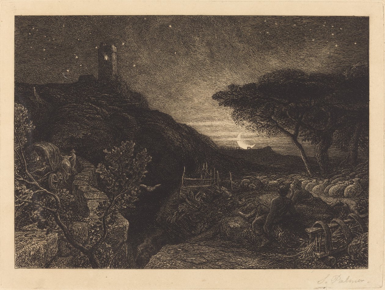 La torre solitaria da Samuel Palmer