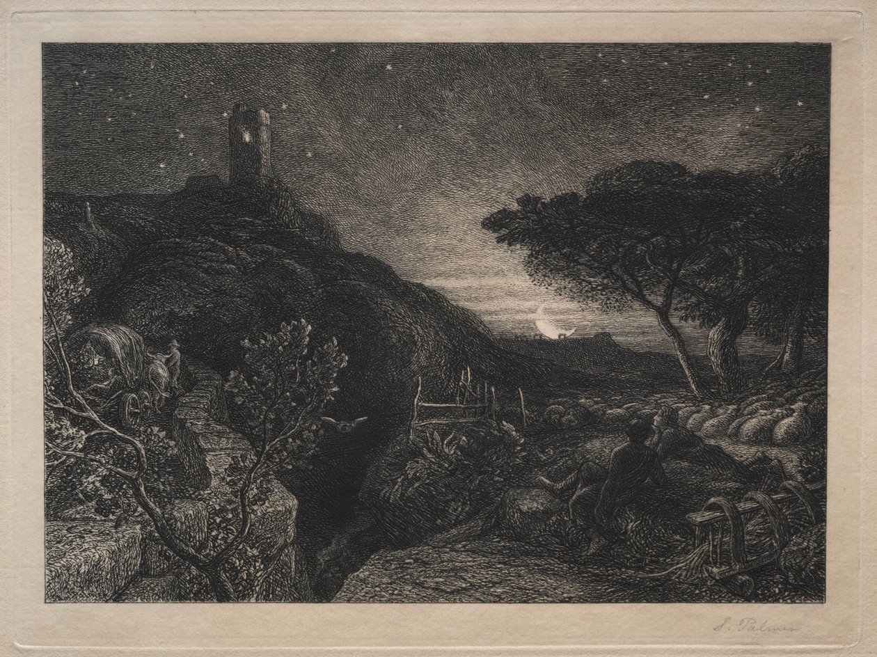 La torre solitaria da Samuel Palmer