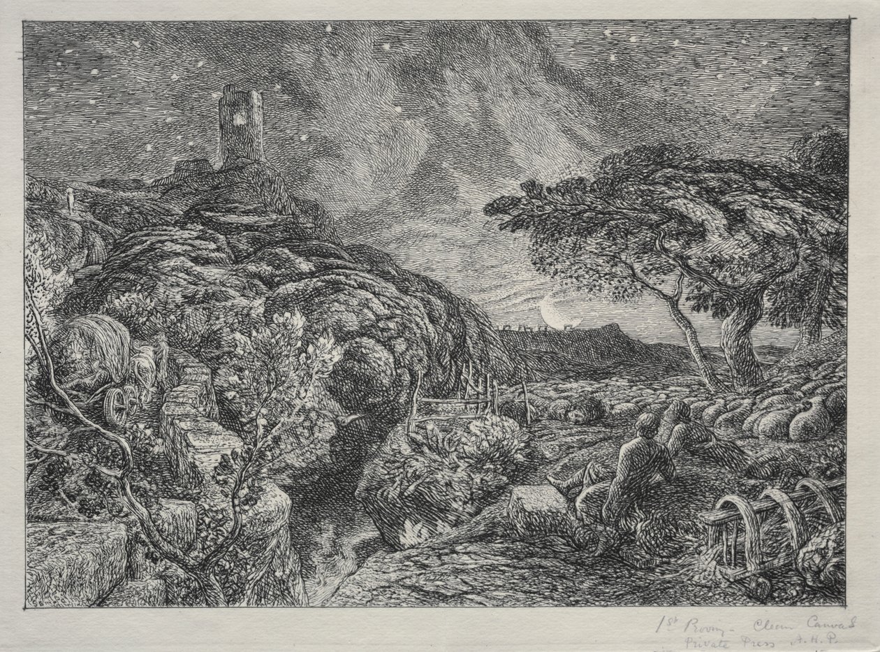 La torre solitaria da Samuel Palmer