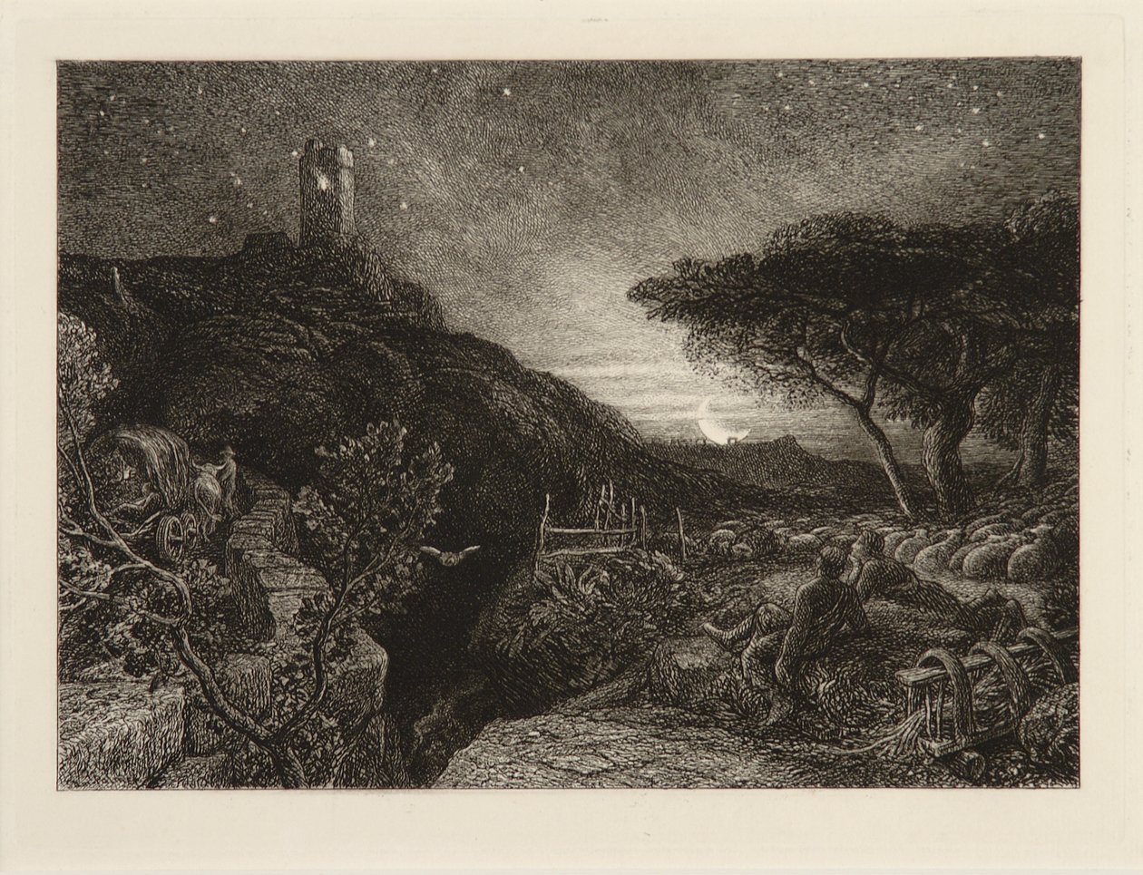 La torre solitaria da Samuel Palmer