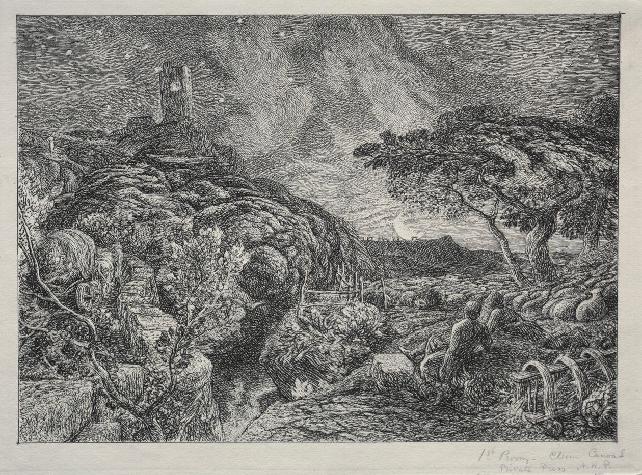 La torre solitaria da Samuel Palmer