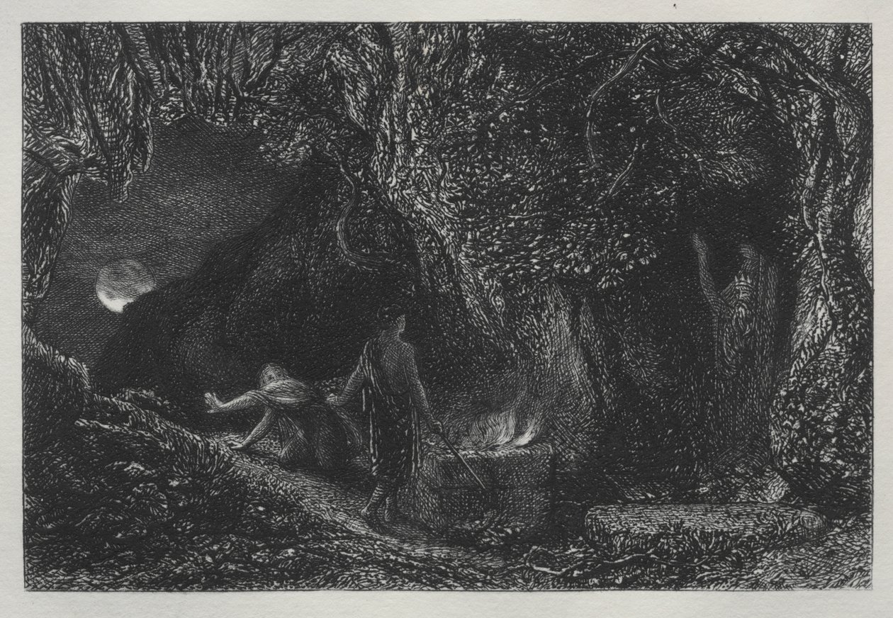 Il sepolcro da Samuel Palmer