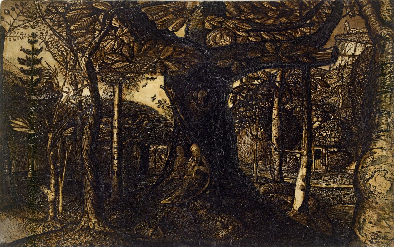 I Margini di un Bosco, 1825 da Samuel Palmer