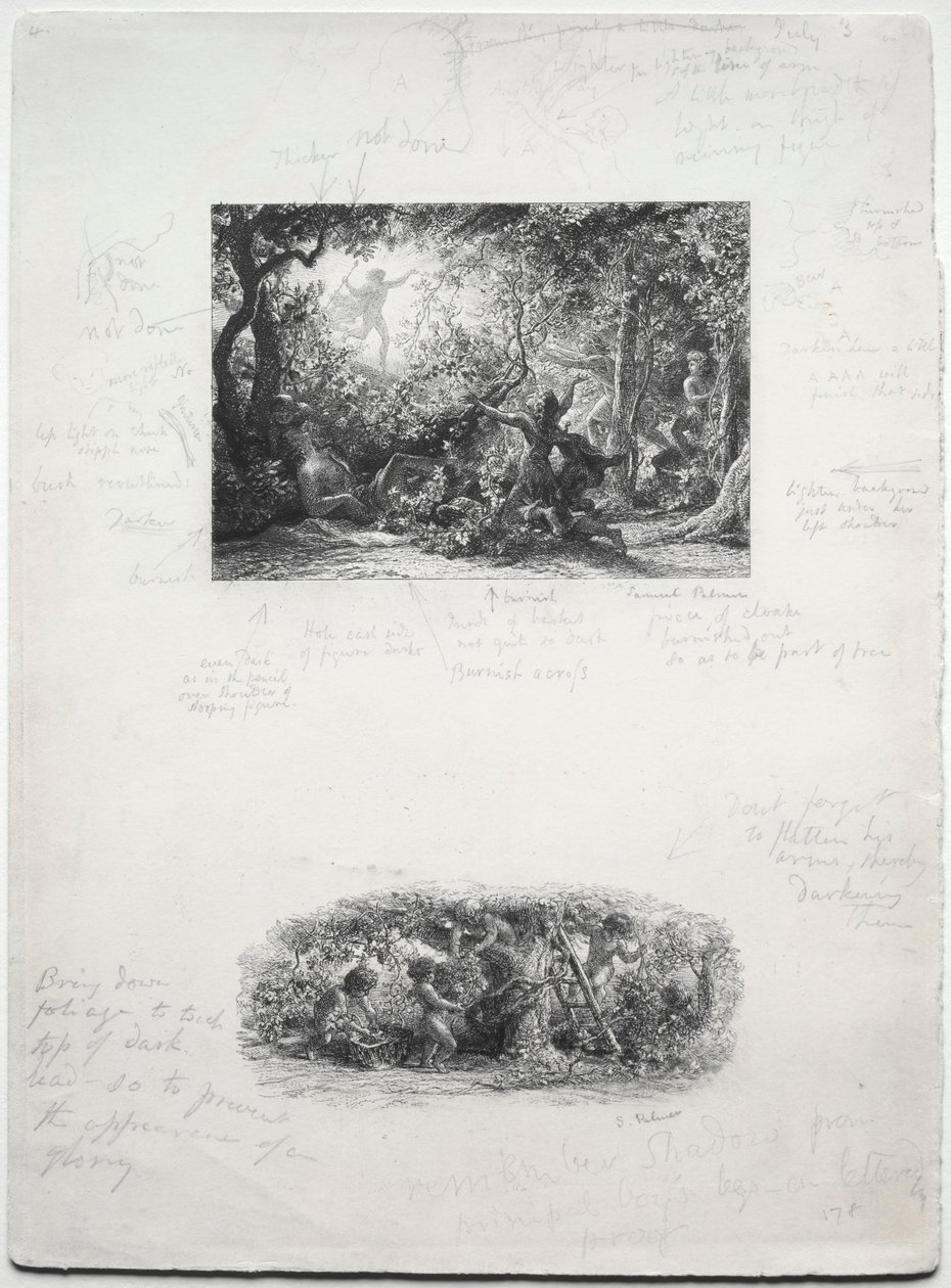 La Vite, 1852 da Samuel Palmer