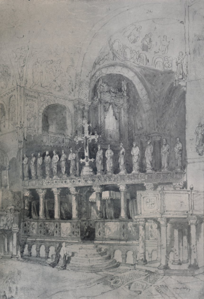 Interno di San Marco da Samuel Prout