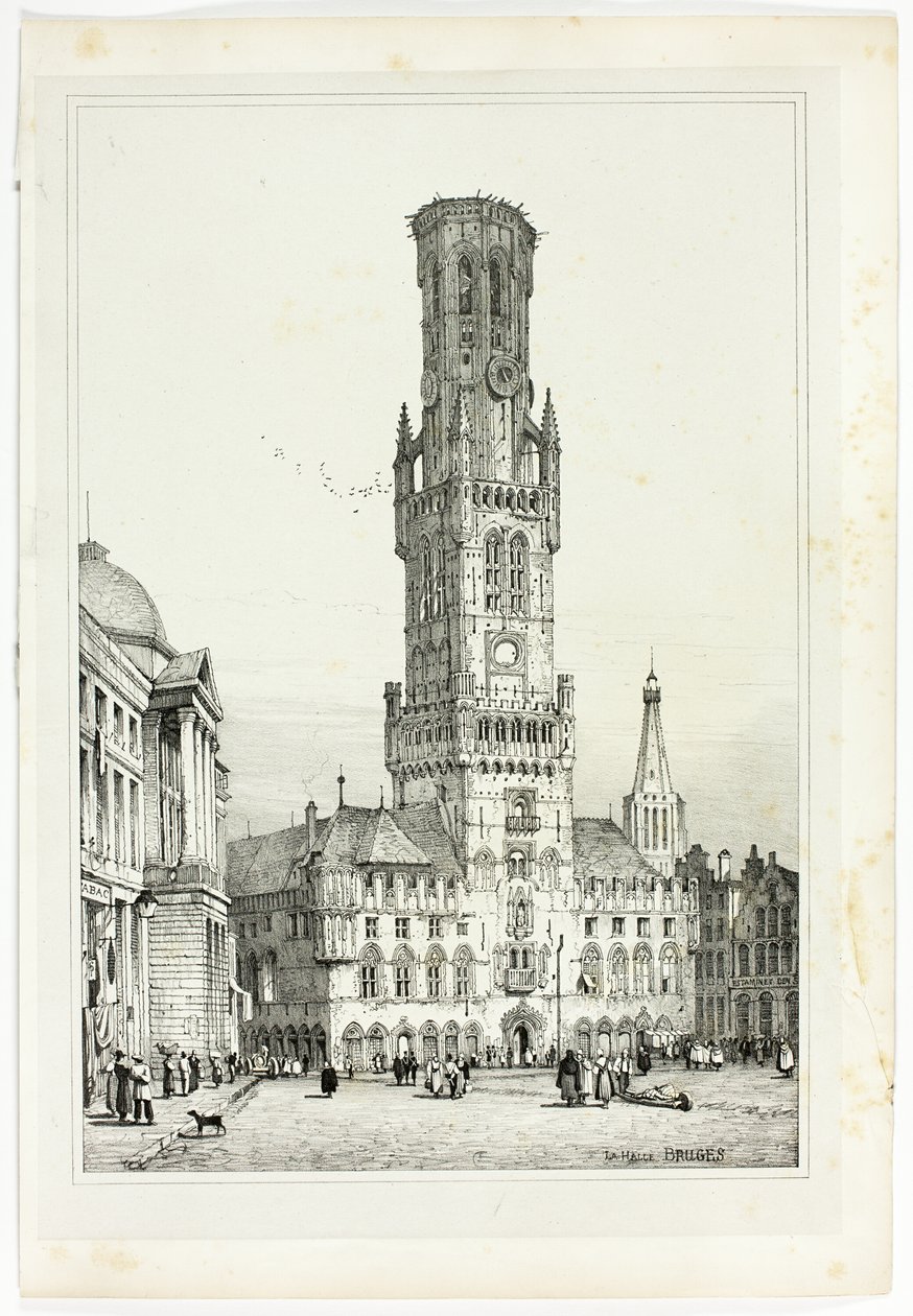 La Halle, Bruges da Samuel Prout