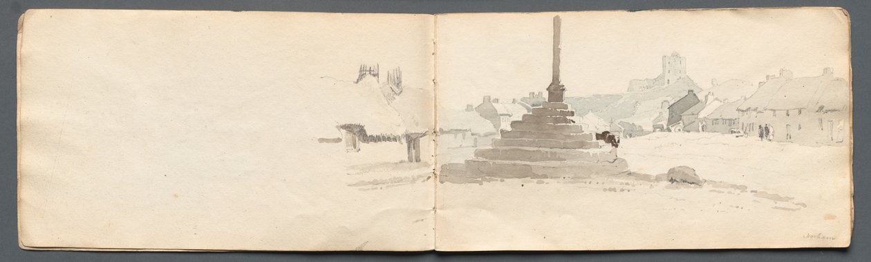Taccuino: Norham, 1814 da Samuel Prout