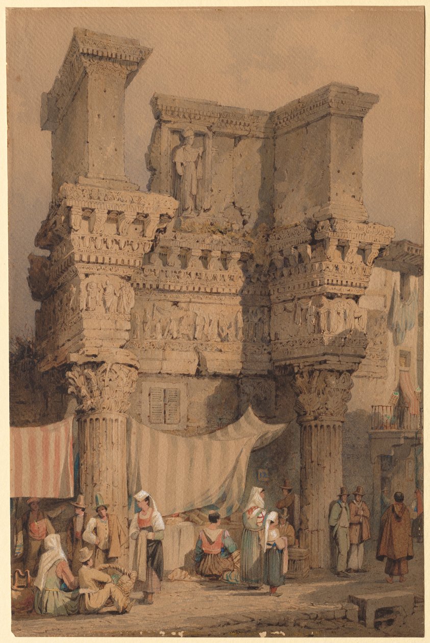 Il Foro di Nerva, Roma da Samuel Prout