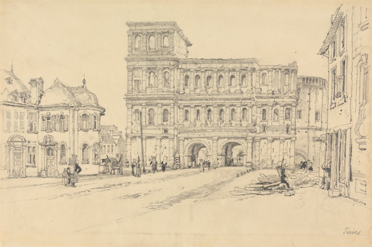 La Porta Nigra, Treviri da Samuel Prout