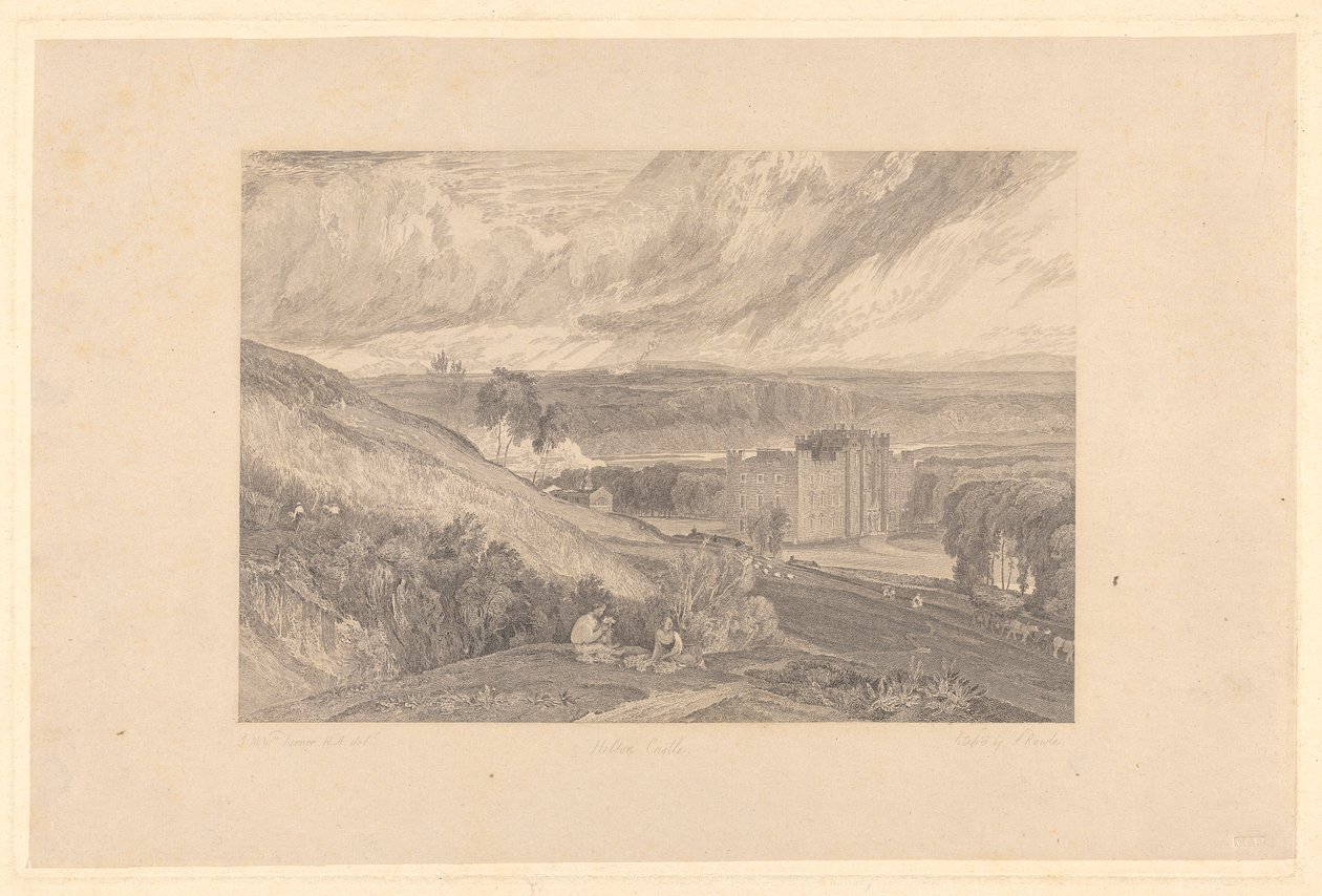 Castello di Hylton, Contea di Durham da Samuel Rawle