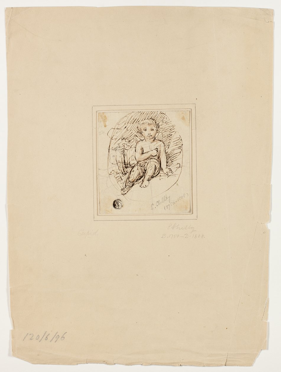 Cupido seduto da Samuel Shelley