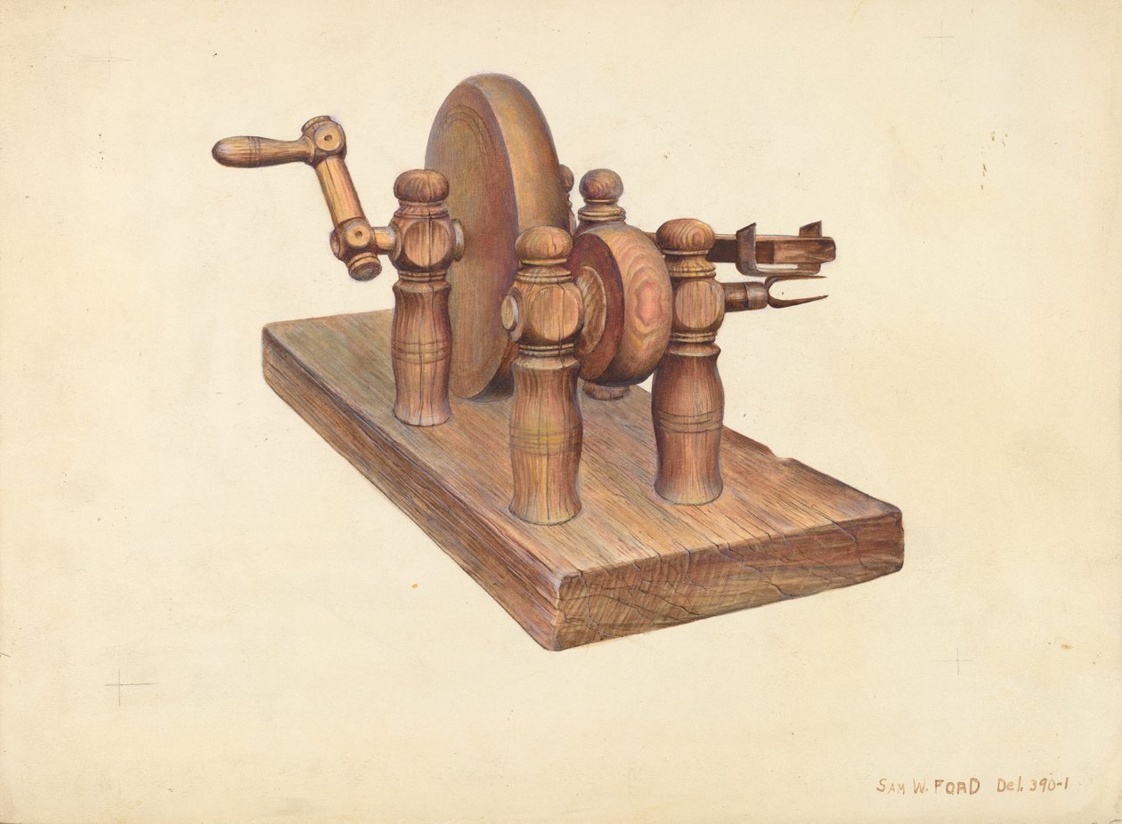 Sbucciatore di mele da Samuel W. Ford