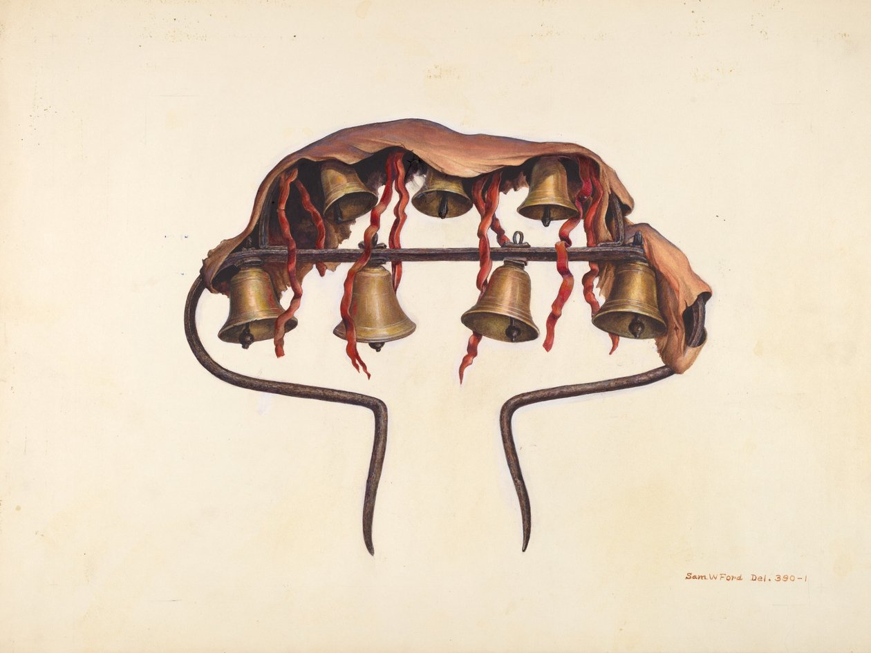 Campanelli del carro Conestoga da Samuel W. Ford