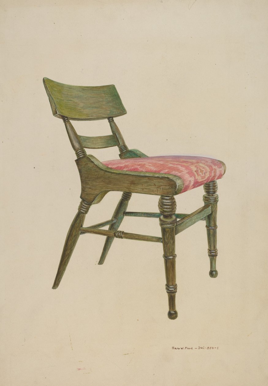 Sedia di Samuel Chase da Samuel W. Ford