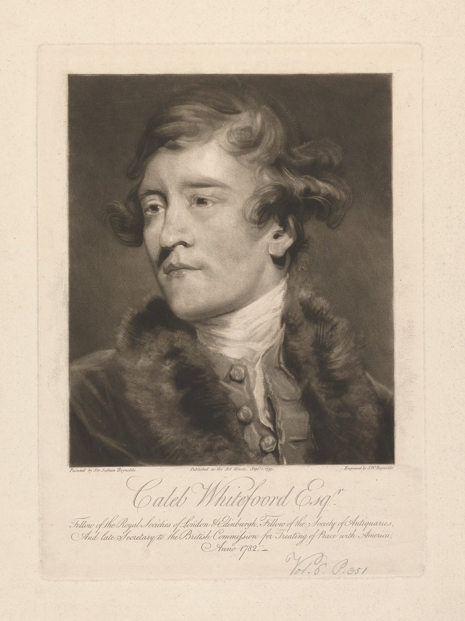 Caleb Whitefoord Esq. da Samuel William Reynolds