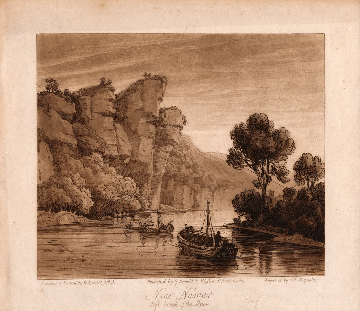 Vicino a Namur da Samuel William Reynolds