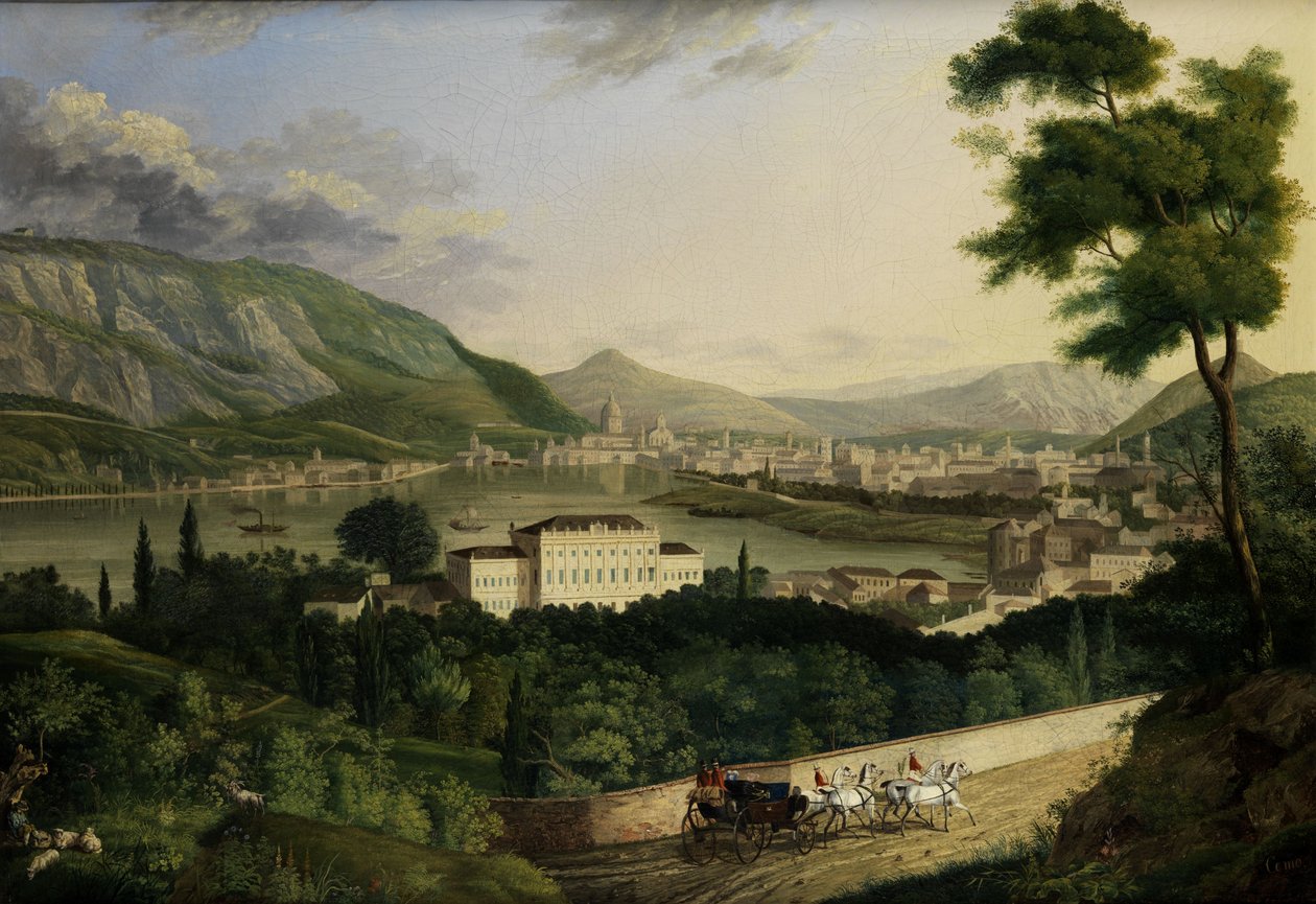 Veduta di Como da Sandor Brodszky