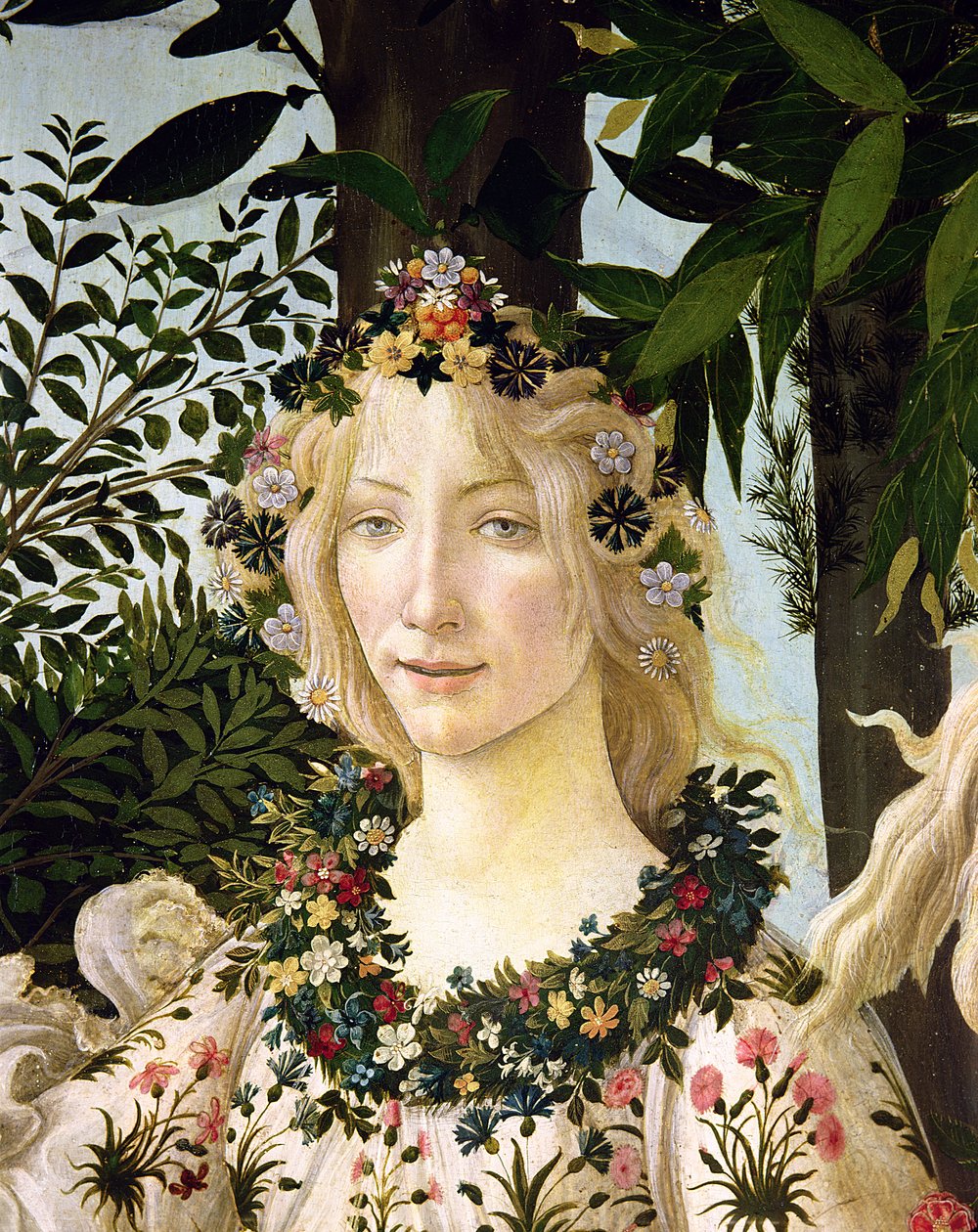 Flora, (dettaglio) da Sandro Botticelli