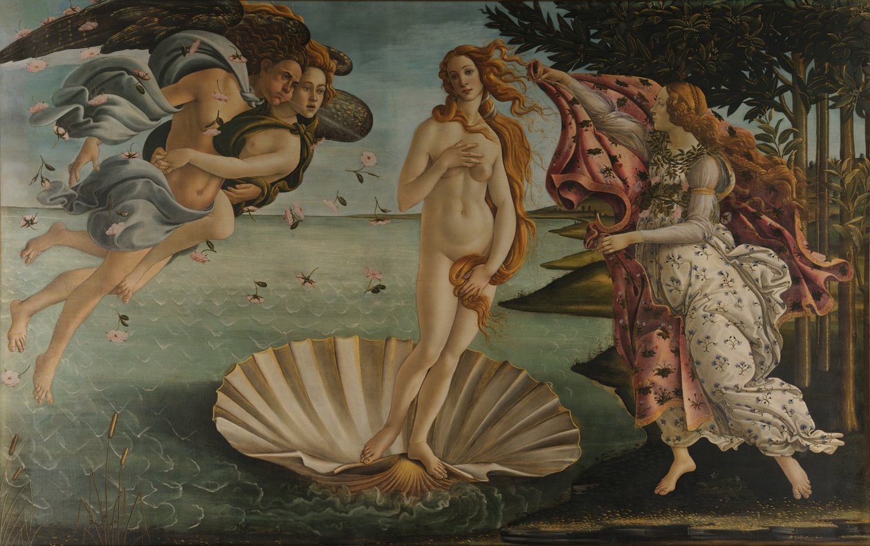 La nascita di Venere da Sandro Botticelli