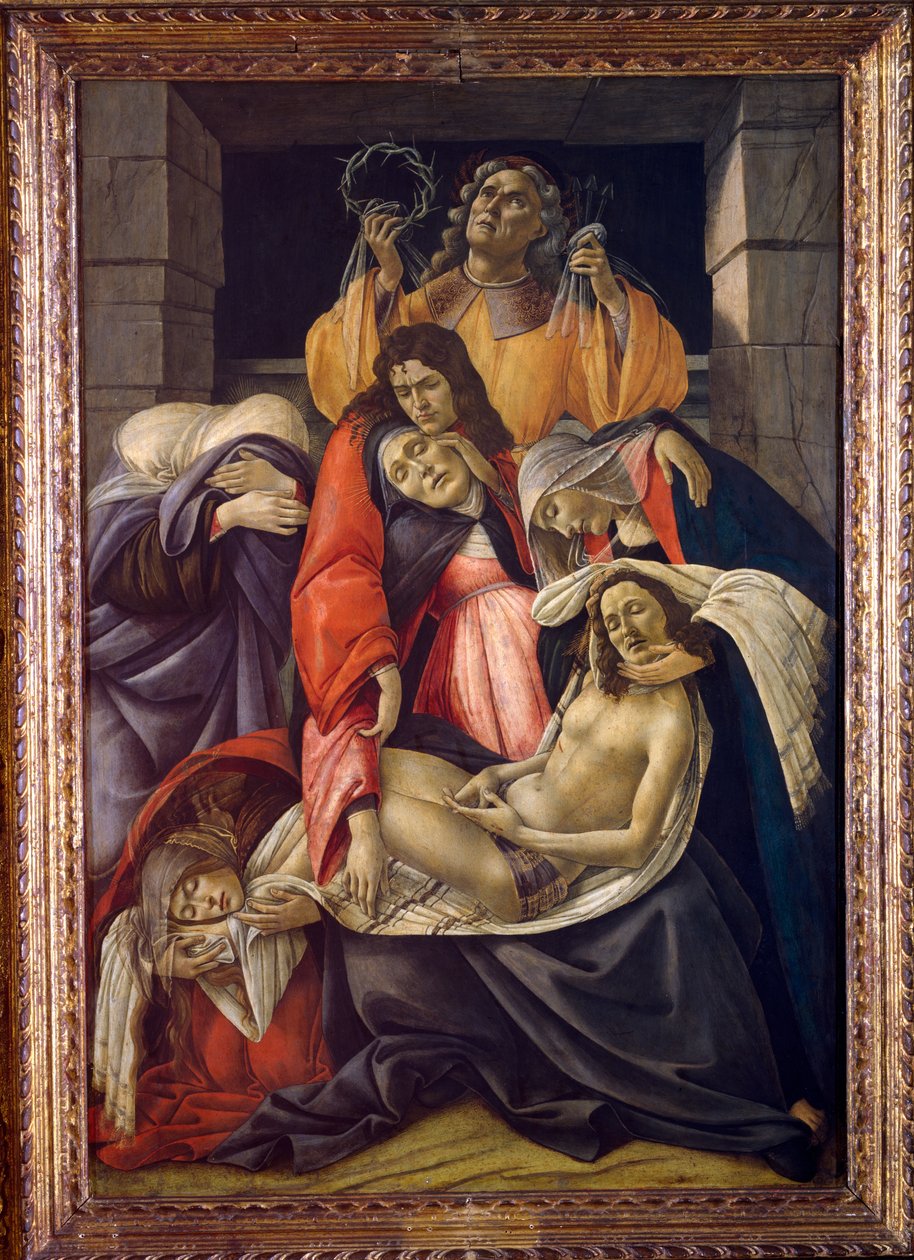 Compianto sul Cristo morto, c.1490-1500 da Sandro Botticelli