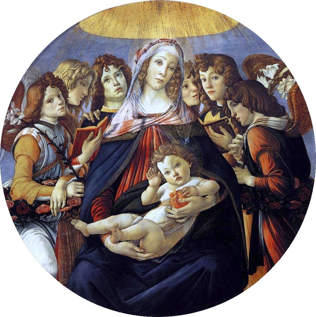 Madonna del Melograno da Sandro Botticelli