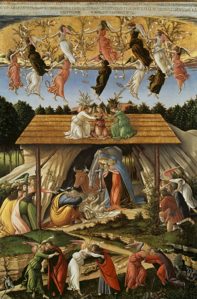 Natività Mistica, 1500 da Sandro Botticelli
