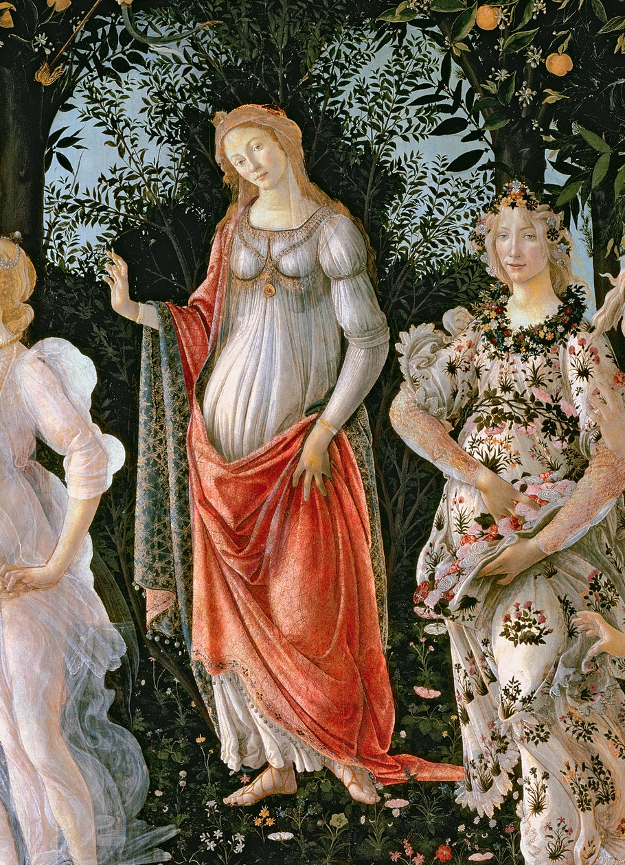 Primavera, c.1478 (dettaglio) da Sandro Botticelli