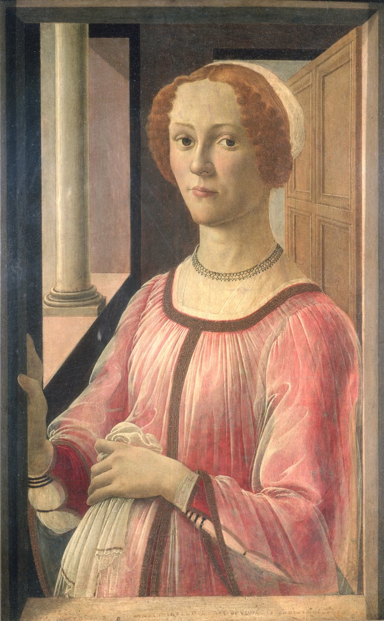 Smeralda Bandinelli, nonna dello scultore Baccio Bandinelli, c.1471 da Sandro Botticelli