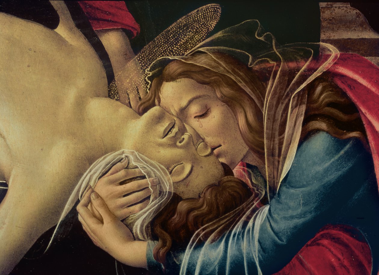Il Compianto su Cristo, c.1490 (dettaglio) da Sandro Botticelli
