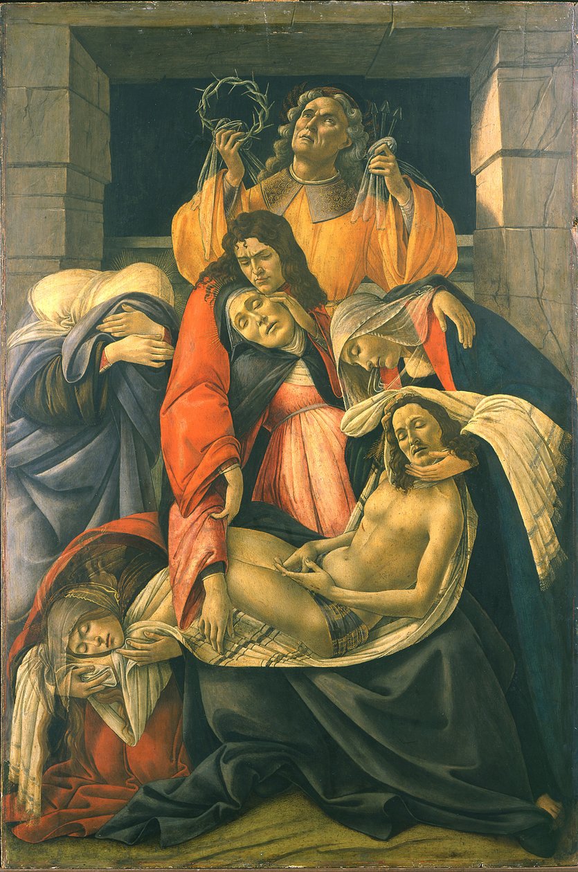 Il compianto sul Cristo morto da Sandro Botticelli