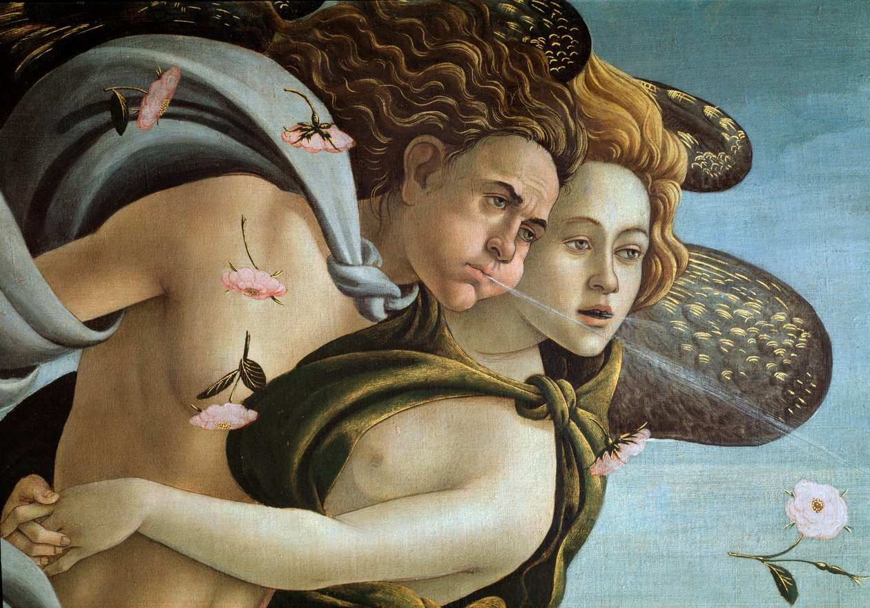 La nascita di Venere (dettaglio) da Sandro Botticelli
