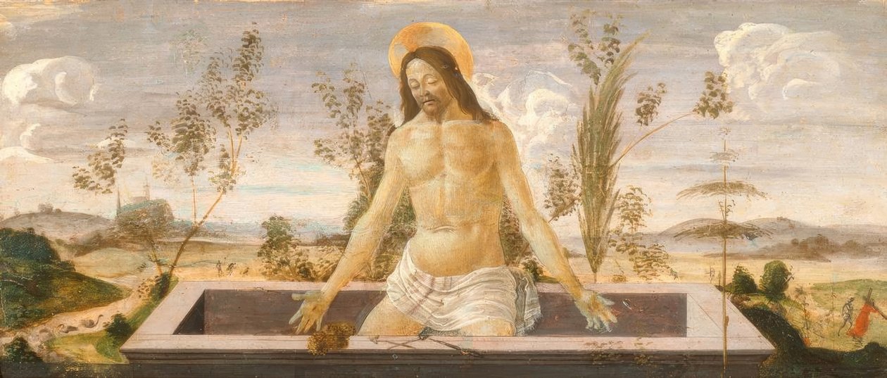 Cristo nella tomba da Sandro Botticelli