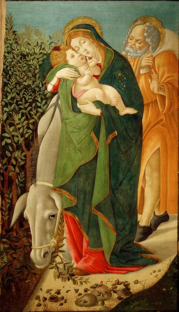 Fuga in Egitto da Sandro Botticelli