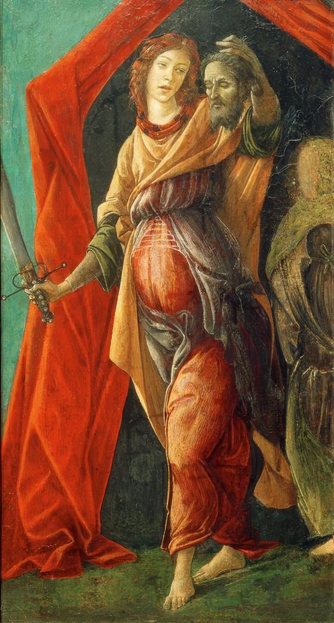 Giuditta con la testa di Oloferne da Sandro Botticelli