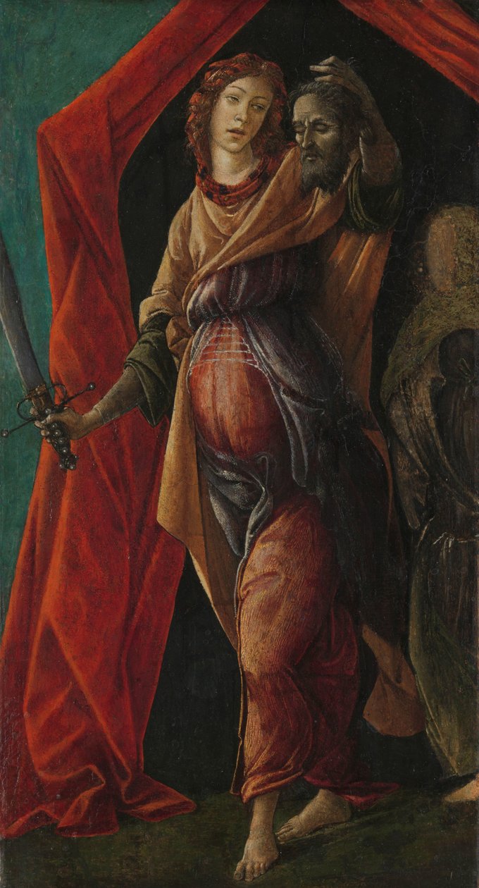 Giuditta con la testa di Oloferne da Sandro Botticelli